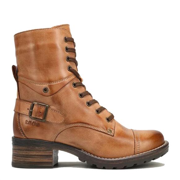 NEW TAOS women's crave leather boots in caramel